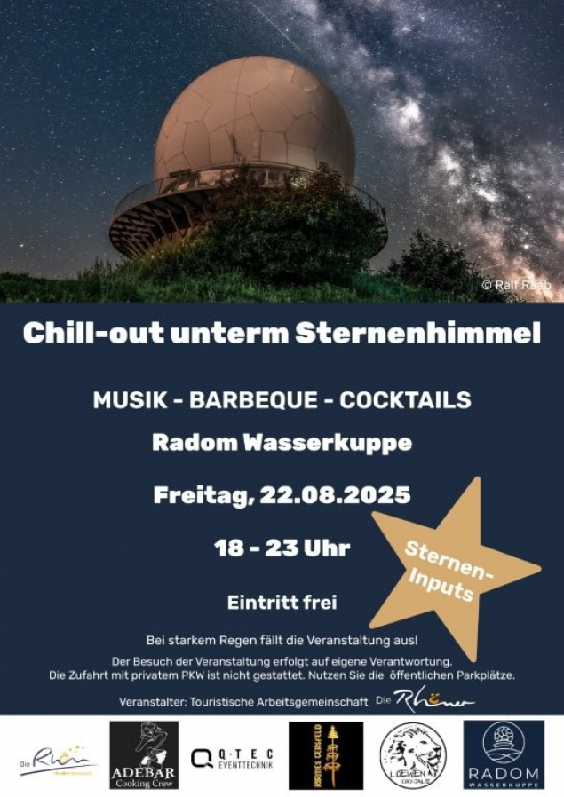 Plakat Chill Out Wasserkuppe 2025