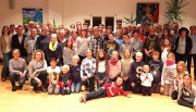 Ehrende, Sportabzeichen-Absolventen, geehrte Sportlerinnen und Sportler sowie Vorstände, Trainer und Betreuer