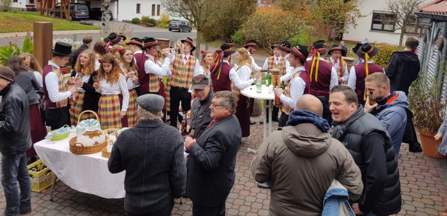 Umtrunk beim Bürgermeister
